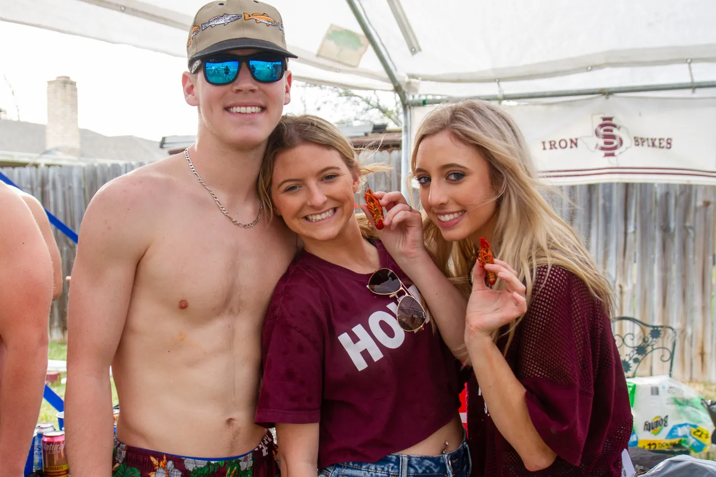 Iron Spikes members at an event