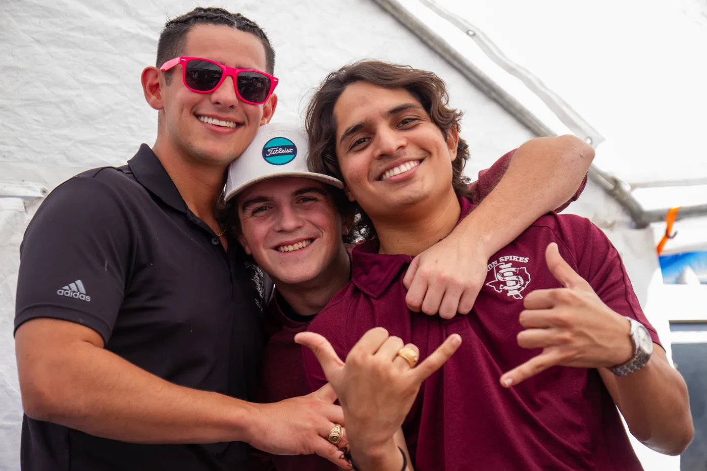 Iron Spikes members at an event
